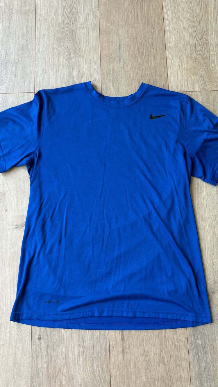 Nike Dri-Fit Legend T-Shirt Size M Royal Blue Athletic
